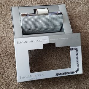Jessica McClintock Elegant Mesh Clutch